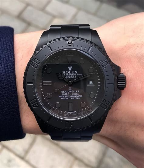 rolex all black|black rolex price.